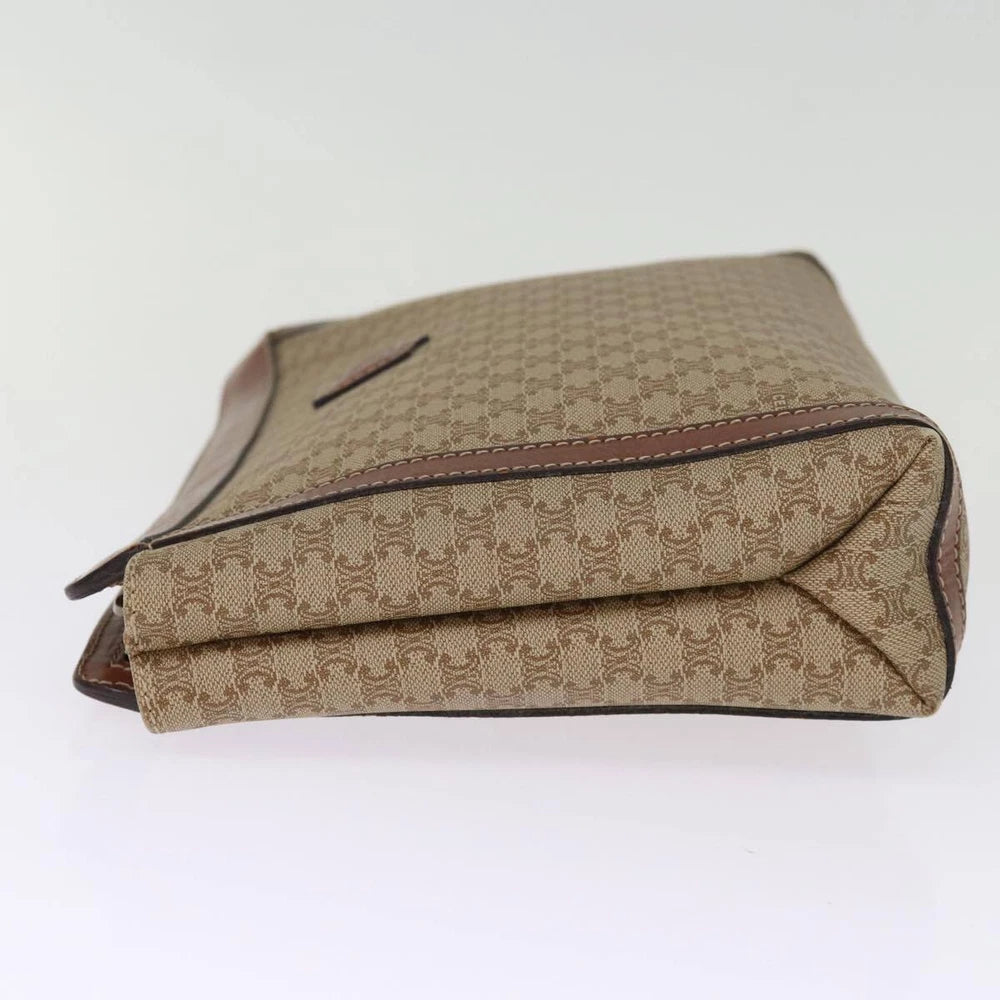 CELINE CLUTCH MACADAM CANVAS