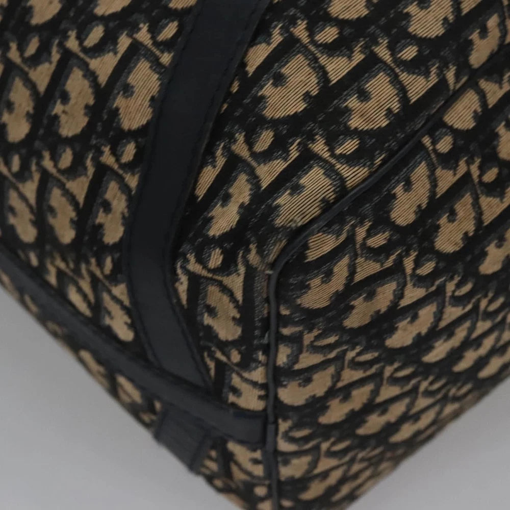 CHRISTIAN DIOR BOSTON BAG 40 TROTTER CANVAS