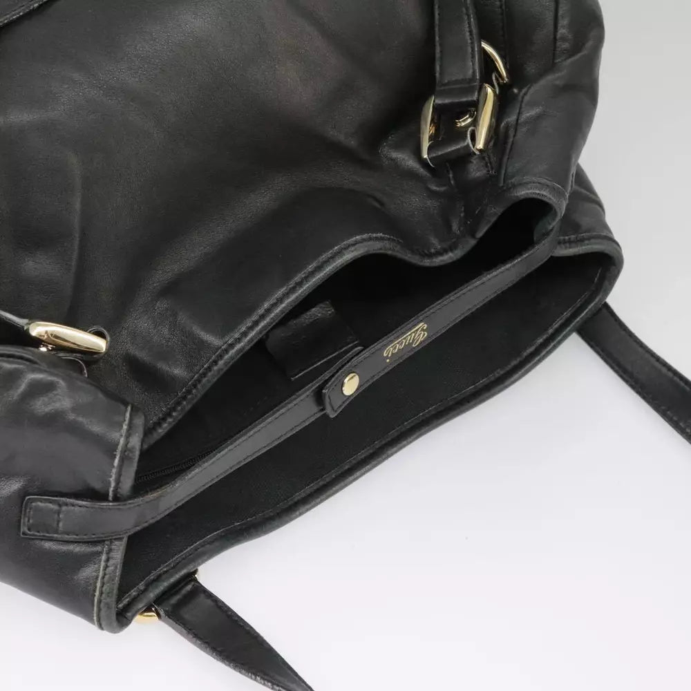 GUCCI ABBEY BLACK LEATHER TOTE BAG - Brands Select