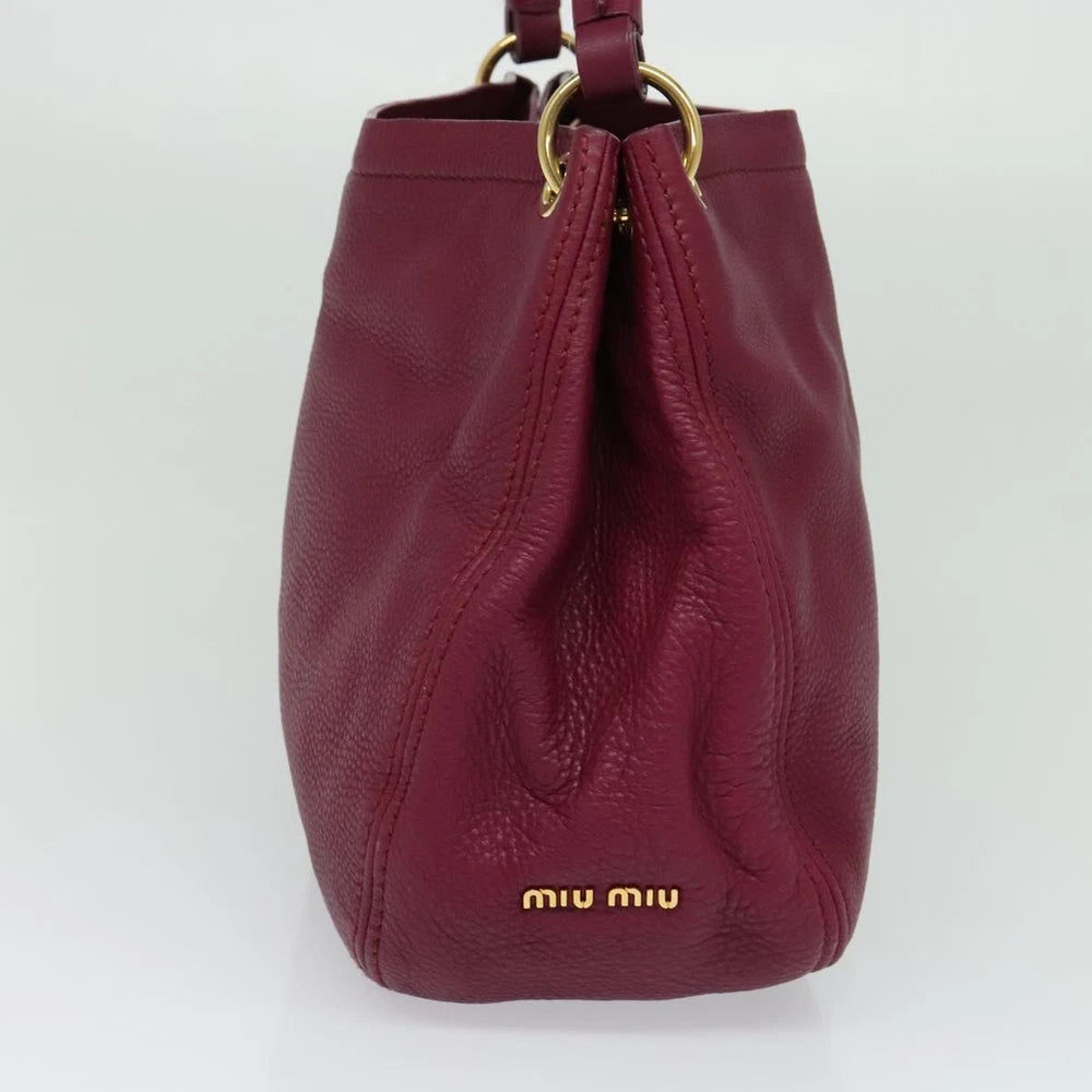MIU MIU BAG PINK LEATHER