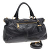 VINTAGE PRADA BAG BLACK LEATHER