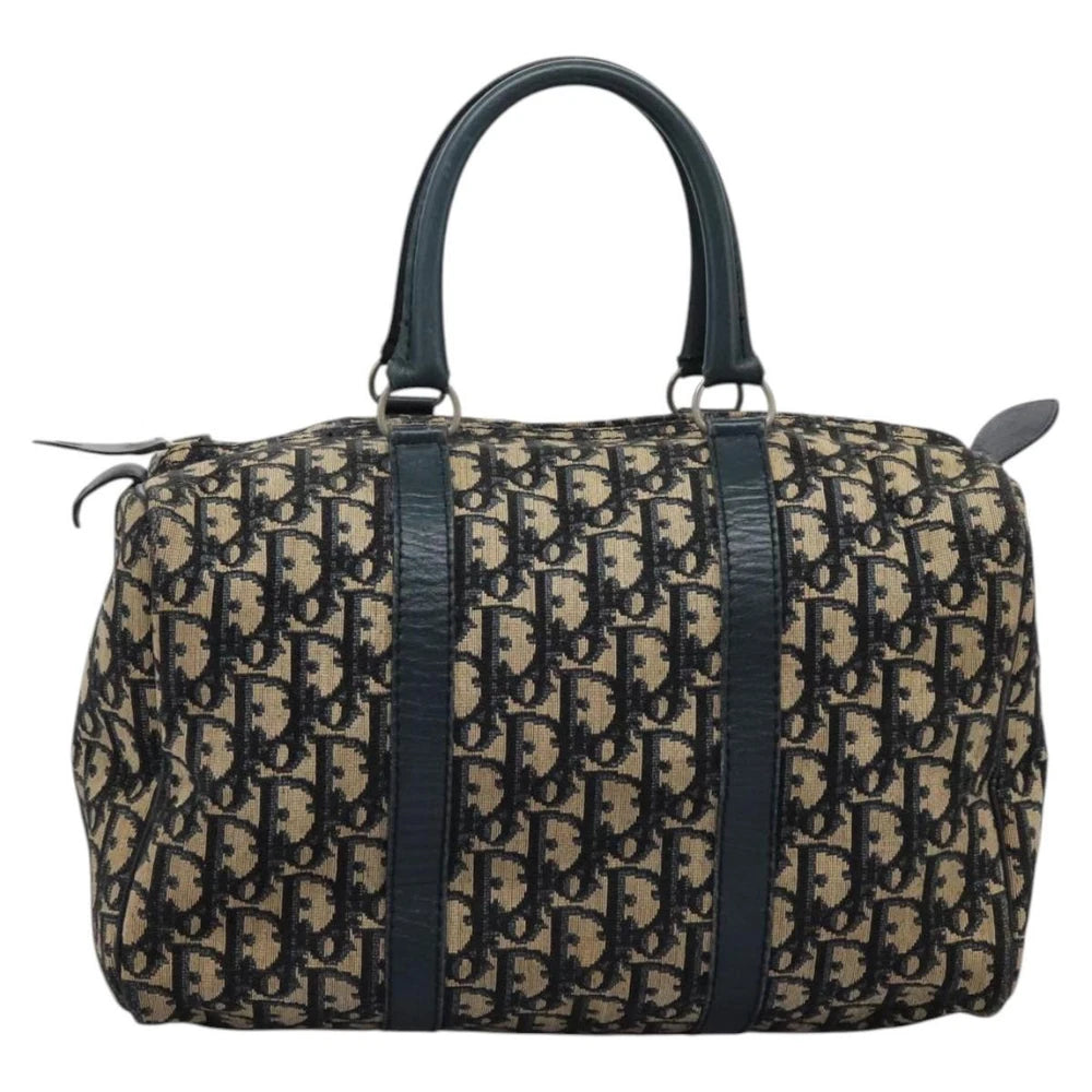 CHRISTIAN DIOR BOSTON BAG TROTTER CANVAS