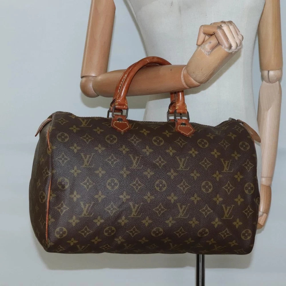 Vintage Louis Vuitton Speedy 35 Bag - Monogram Canvas