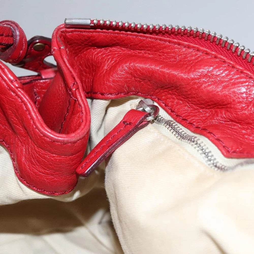 CHLOE PADDINGTON BAG RED LEATHER