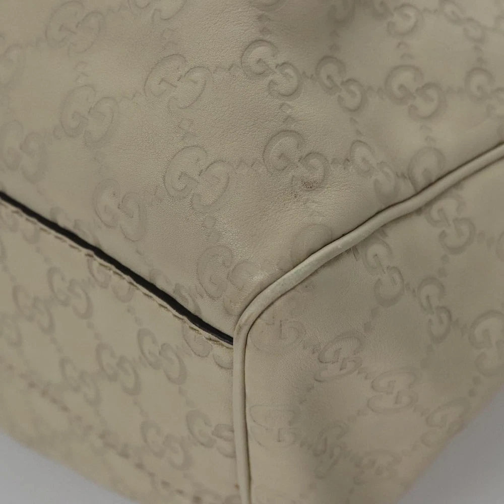 Gucci Sukey Bag - White Guccissima Leather