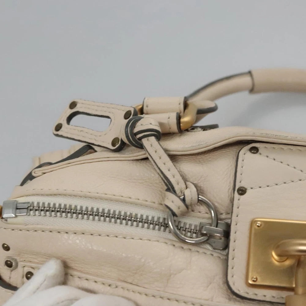 CHLOE PADDINGTON BAG BEIGE LEATHER