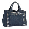 PRADA BIJOUX CANAPA BAG DENIM