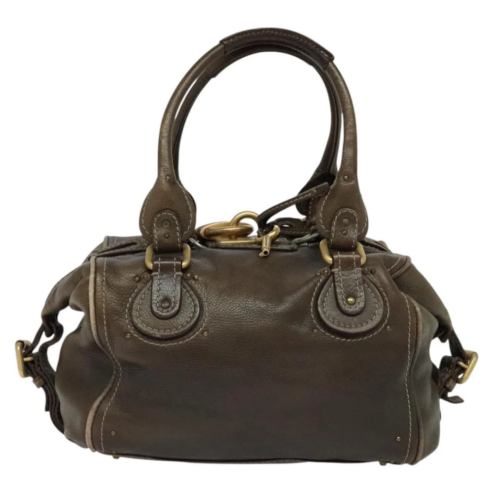 CHLOE PADDINGTON BAG BROWN LEATHER