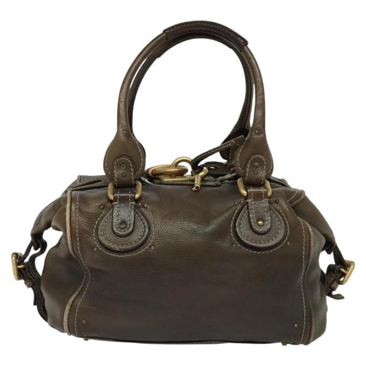 CHLOE PADDINGTON BAG BROWN LEATHER