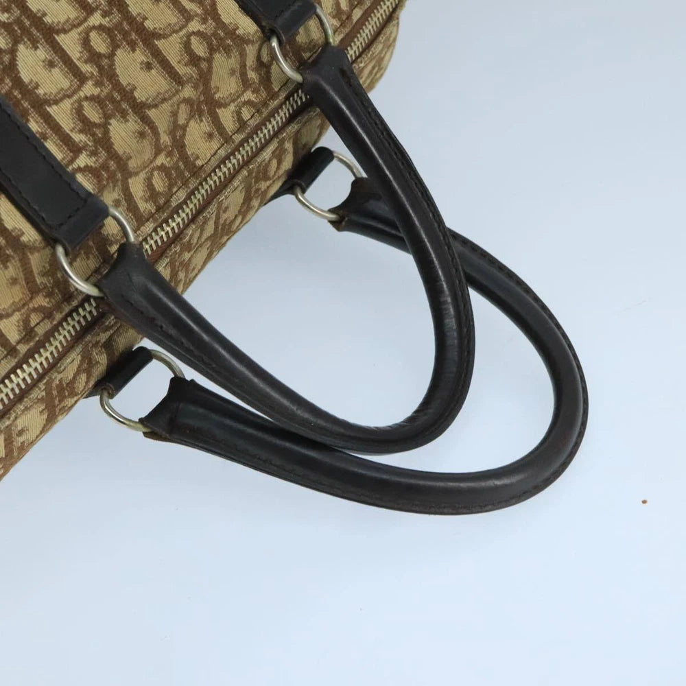CHRISTIAN DIOR BOSTON BAG 30 TROTTER CANVAS