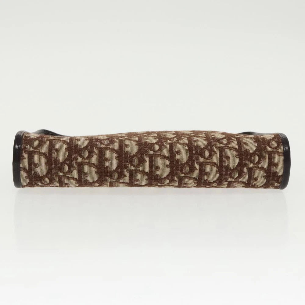 CHRISTIAN DIOR CLUTCH TROTTER CANVAS