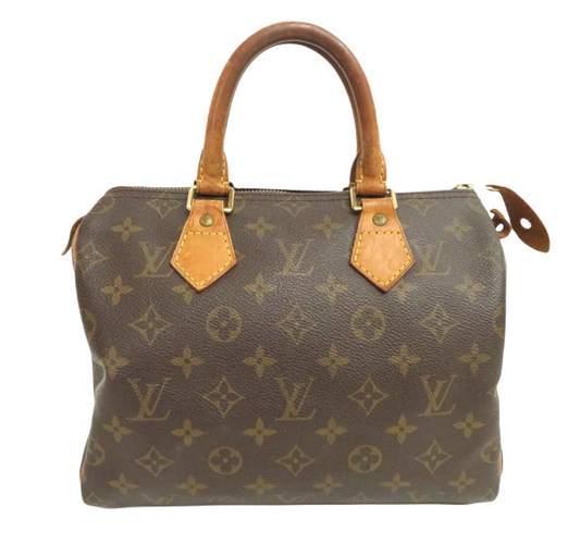 LOUIS VUITTON SPEEDY 25 BAG MONOGRAM CANVAS