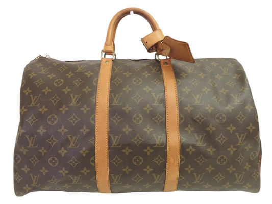 LOUIS VUITTON KEEPALL 50 BAG MONOGRAM CANVAS - Brands Select