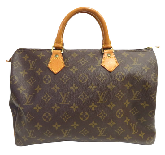 LOUIS VUITTON SPEEDY 35 BAG MONOGRAM CANVAS