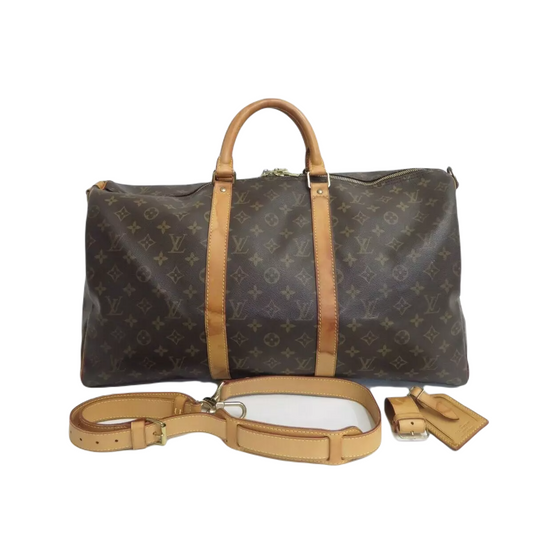 LOUIS VUITTON KEEPALL BANDOULIERE 50 BAG MONOGRAM CANVAS - Brands Select