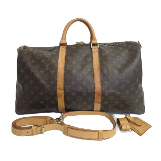LOUIS VUITTON KEEPALL BANDOULIERE 50 BAG MONOGRAM CANVAS - Brands Select