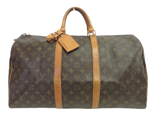 LOUIS VUITTON KEEPALL 50 BAG MONOGRAM CANVAS - Brands Select