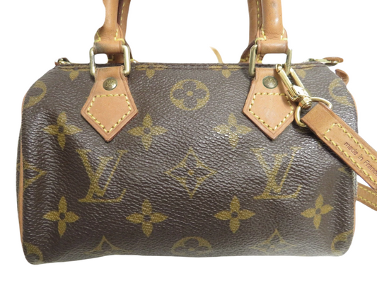 LOUIS VUITTON MINI SPEEDY BAG MONOGRAM CANVAS