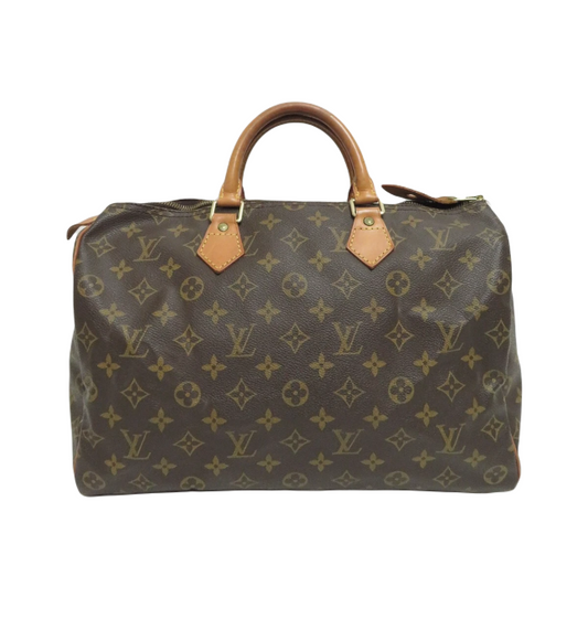 LOUIS VUITTON SPEEDY 35 BAG MONOGRAM CANVAS