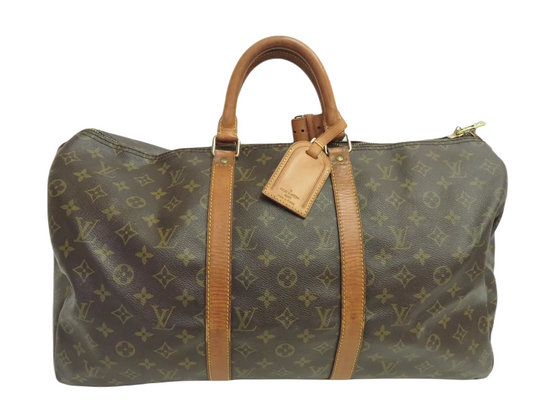 LOUIS VUITTON KEEPALL 50 BAG MONOGRAM CANVAS - Brands Select