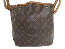 LOUIS VUITTON PETIT NOE BUCKET BAG MONOGRAM CANVAS