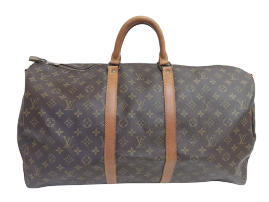 LOUIS VUITTON KEEPALL BANDOULIERE 55 BAG MONOGRAM CANVAS