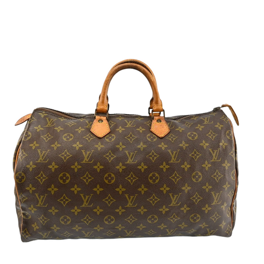 LOUIS VUITTON SPEEDY 40 BAG MONOGRAM CANVAS