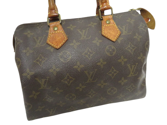 LOUIS VUITTON SPEEDY 25 BAG MONOGRAM CANVAS