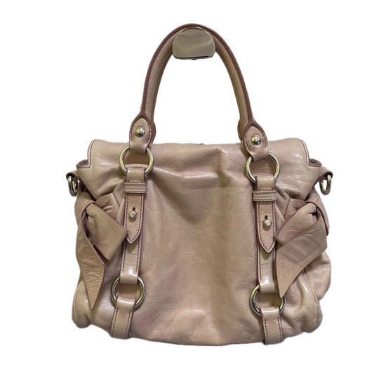 Vintage Miu Miu Mini Bow Bag - Pink Leather