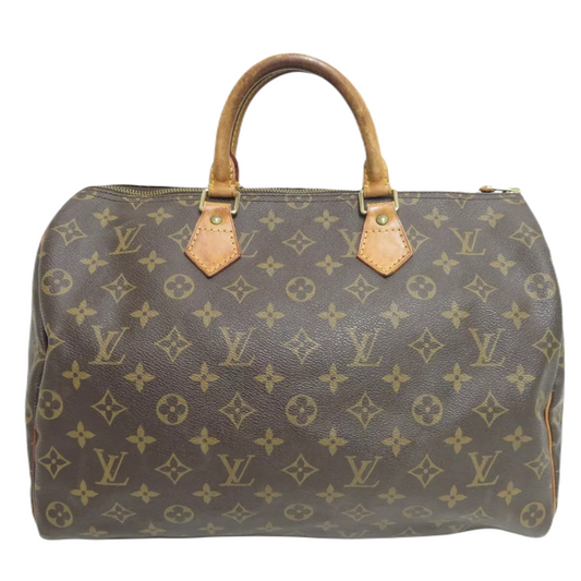 LOUIS VUITTON SPEEDY 35 BAG MONOGRAM CANVAS - Brands Select