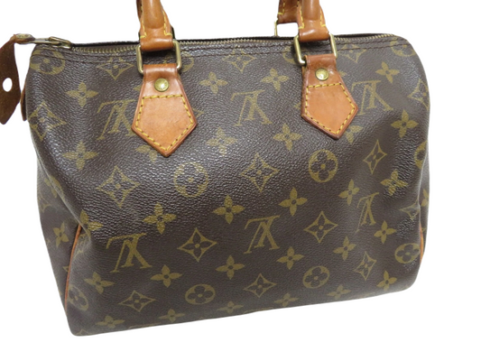 LOUIS VUITTON SPEEDY 25 BAG MONOGRAM CANVAS