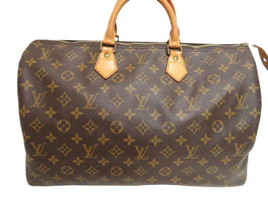 LOUIS VUITTON SPEEDY 40 BAG MONOGRAM CANVAS
