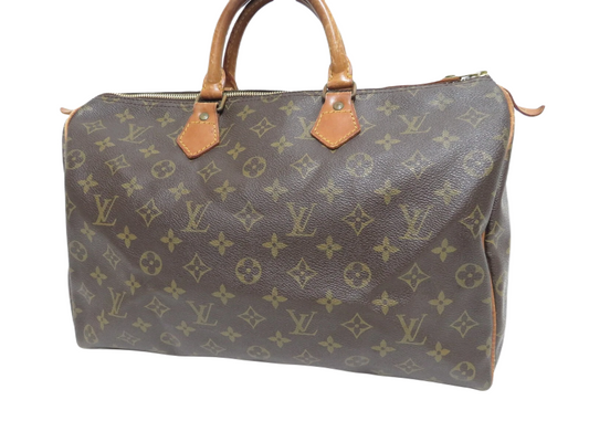LOUIS VUITTON SPEEDY 35 BAG MONOGRAM CANVAS