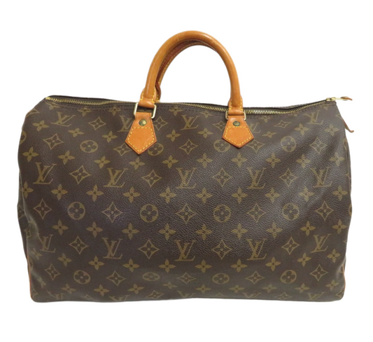 LOUIS VUITTON SPEEDY 40 BAG MONOGRAM CANVAS