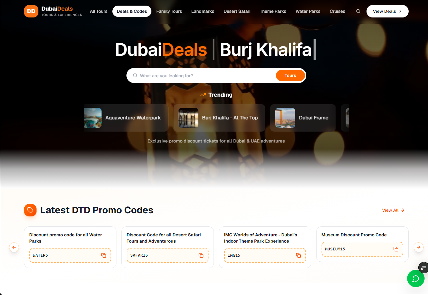 DubaiTicketDeals project screenshot